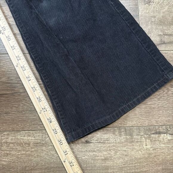 Polo Jeans Women’s Size 10 Inseam 32 Corduroy Pants Navy Blue Flare Leg Stretch - Picture 5 of 7